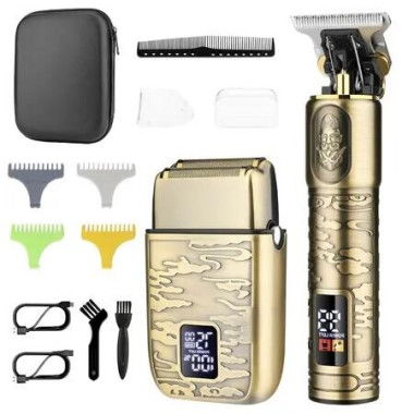 Professional Hair Clippers and Foil Shavers for Men - Cordless Beard Trimmer and Electric Razor for Precision Grooming and Styling