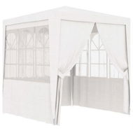 Detailed information about the product Professional Party Tent With Side Walls 2.5x2.5m White 90g/m