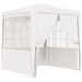 Professional Party Tent With Side Walls 2.5x2.5m White 90g/m. Available at Crazy Sales for $109.95