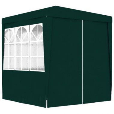 Professional Party Tent With Side Walls 2x2m Green 90g/m