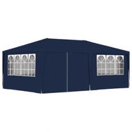 Detailed information about the product Professional Party Tent With Side Walls 4x6m Blue 90g/m²