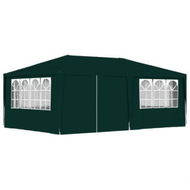 Detailed information about the product Professional Party Tent With Side Walls 4x6m Green 90g/m