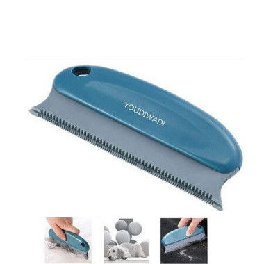 Professional Pet Hair Remover Brush For Cleaning Carpets Sofas Home Furnishings And Car Interiors (blue)