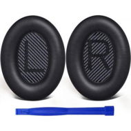 Detailed information about the product Professional Replacement Earpads Cushions For Bose QuietComfort 35 (QC35) & QuietComfort 35 II (QC35ii) Headphones (Black)