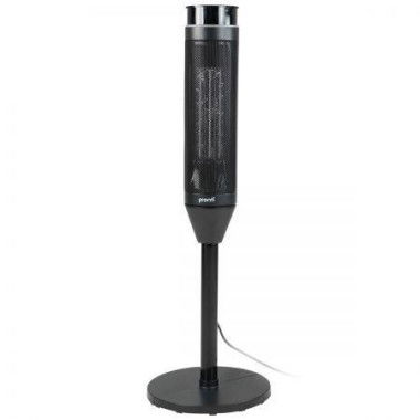 Pronti Electric Tower Heater 2000W Ceramic Portable Remote - Black