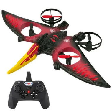 Pterodactyl Toys for Kids, Remote Controlled Aircraft,Flying Toys Birthday Gifts for Boys,Hobby RC Plane for Beginners (Red)