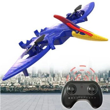 Pterosaur Flying Remote Control Toy for Kids, Headless Mode, LED Light, Perfect Birthday Christmas Gift, One Key Start, Speed Adjustment