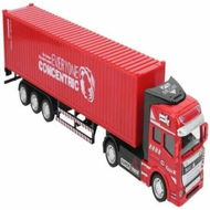 Detailed information about the product Pullback Container Truck Toy Detachable Exquisite Easy To Operate Simulation Construction Truck Model Toy Birthday (Red Cargo Truck)