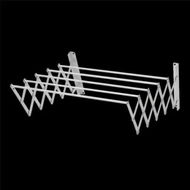 Detailed information about the product Pull Out Clothes Airer - Expanding Laundry Drying Line for Caravan, RV & Home