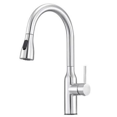 Pull out kitchen mixer WELS 6 Star 4.5 Litres/Minute WELS Registration T42301 Kitchen Tap Hot Cold Water Faucet Stream Spray Spout Swivel 360 Degree Modern