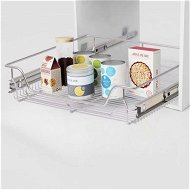 Detailed information about the product Pull-Out Wire Baskets 2 Pcs Silver 600 Mm