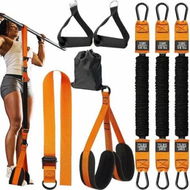 Detailed information about the product Pull Up Assistance Bands Heavy Duty for Pull Up Bar,Adjustable Weight/Size with Fabric Feet/Knee Rest,Bands for Pull Up Assist for Strength Training-225lb