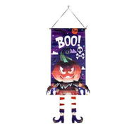 Detailed information about the product Pumpkin 40x110cm Halloween Hanging Cloth Banner Ideal For Halloween Parties Shopping Malls Bars And Other Festive Events