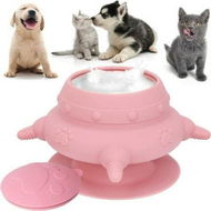 Detailed information about the product Puppy Feeder For Multiple Puppies 240ml Silicone Puppy Milk Feeder Bow Pink