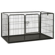 Detailed information about the product Puppy Playpen Steel 123x775x745 Cm