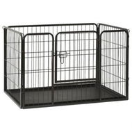 Detailed information about the product Puppy Playpen Steel 915x59x61cm