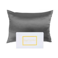 Detailed information about the product Pure Silk Pillow Case By Royal Comfort-Charcoal