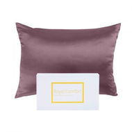 Detailed information about the product Pure Silk Pillowcase By Royal Comfort (Single Pack) - Malaga Wine.