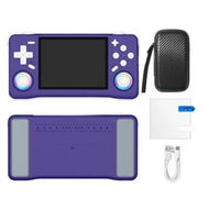 Detailed information about the product Purple 64GB XF35 Open Source Handheld Gamiing Console Over 30 Major Emulator Games Supported Ideal For Retro Gaming Enthusiasts And Collectors