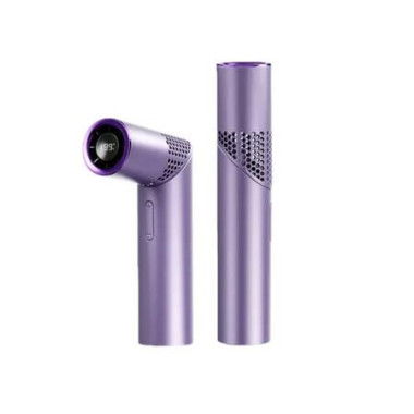 Purple High Speed Folding Telescopic Mini USB Handheld Fan 90Â°Omnidirectional Folding 199 Levels Of Delicate Wind Speed