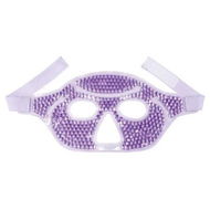 Detailed information about the product Purple Multi Functional Eye Mask Sleeping Half Face Ice Mask PVC Hot & Cold Compress Gel Mask Upgraded