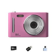 Detailed information about the product Purple Student Digital Camera HD DualLens 50MP 8x Zoom Beauty Filter FrontBack Cameras 32G Memory Card