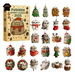 Pusheen Advent Calendars 2025, 2D Acrylic Pusheen Ornaments For Christmas Tree, 24 Days Of Christmas Advent Calendars For Pusheen Lovers. Available at Crazy Sales for $19.95