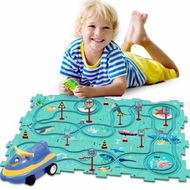 Detailed information about the product Puzzles for Kids Montessori Toys with Electric Puzzle Car Tracks Play Set Educational Toys Gifts(25 Pcs)