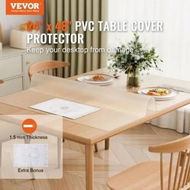 Detailed information about the product PVC Table Protector 24x48 Inch Frosted Plastic Desk Protector 1.5mm Thick