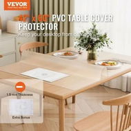 Detailed information about the product PVC Table Protector 42x60 Inch Frosted Plastic Desk Protector 1.5mm Thick