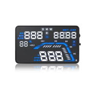 Detailed information about the product Q7 5.5 Car HUD Head-Up Display GPS Speed Warning System Fuel Consumption New.