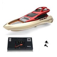Detailed information about the product QT888-4 RC Boat 2.4Ghz 15km/h High-Speed Remote Control Racing Ship Water Speed Boat Children Model ToyBlue