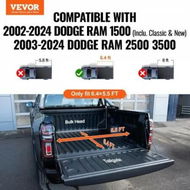 Detailed information about the product Quad-Fold Tonneau Cover Truck Bed Cover for 2002-2024 Dodge Ram 1500 PVC