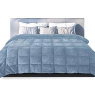 Detailed information about the product Quilt Doona Comforter Blanket Blue King