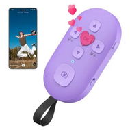 Detailed information about the product R1 TikTok Scrolling Remote Control, YouTube Shorts Fingertip Clicker, Page Turner for eBook, Camera Shutter Controller for Photo and Video, Purple