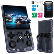 Detailed information about the product R36MAX Retro Handheld Game Console with 64G Built-in 18000+ Classic Games,Portable Hand Held Open Source Linux System 4.0-in 4k HD IPS Screen Video Player