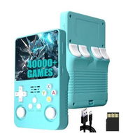 Detailed information about the product R36S Retro Handheld Game Console 128G, 40000+ Games, 21 Emulator, Retro Console 3.5 inch IPS Screen, Open Source Linux System, Gift for Men, Blue