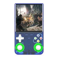 Detailed information about the product R36Ultras Handheld Game Console with 4 Inch IPS Screen, 64GB TF Card Contains 15000+ Games, WiFi Enabled Retro Handheld Games Console (Blue)