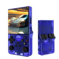 Detailed information about the product R39MAX Retro Handheld Game Console, 4.0 Inch IPS Screen and 64GB Memory, Portable Arcade Video Gaming Console Gift for Boys and Girls (Blue)