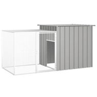 Detailed information about the product Rabbit Cage Grey 200x91x100 cm Galvanised Steel