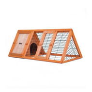 Detailed information about the product Rabbit Hutch Ester Triangular Wooden Chicken Guinea Pig Cage