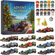 Detailed information about the product Racing 2025 Christmas Advent Calendar 24 Days Christmas Countdown Calendar,2D Racing TeamOrnaments & Collectibles,Holiday Surprise Gifts
