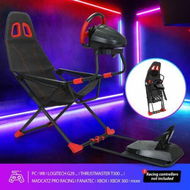 Detailed information about the product Racing Simulator Wheel Stand Sim Steering Gaming Foldable Adjustable Seat Cockpit Xbox Logitech Thrustmaster PS2 PS3