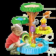 Detailed information about the product Rain Tree Water Table Colorful Sand Water Splash Table Kids Summer Beach Sensory Play Tree Table for Boys Girls Backyard Activity