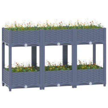 Raised Bed 120x40x71 Cm Polypropylene