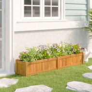 Detailed information about the product Raised Bed 150x30x25 cm Solid Wood Teak