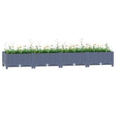 Raised Bed 160x40x23 Cm Polypropylene