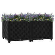 Detailed information about the product Raised Bed 80x40x38 cm Polypropylene