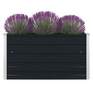 Detailed information about the product Raised Garden Bed 100x100x45 Cm Galvanised Steel Anthracite