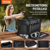 Detailed information about the product Range Bag for 3 Pistols Tactical Gun Range Bag Single Shoulder Strip Black